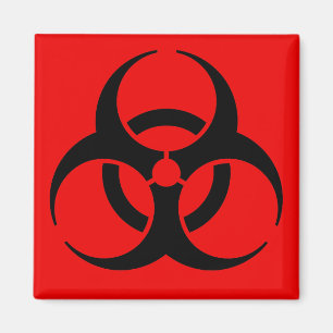 Biohazard Symbol Magnet