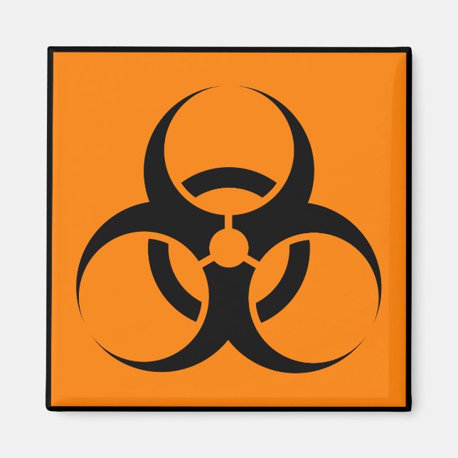 Biohazard Symbol Magnet (Front)