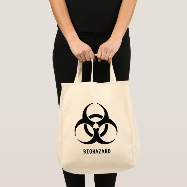 Biohazard Symbol Tote Bag (Front (Product))