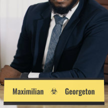 Biohazard Symbols - Black on a Yellow Background