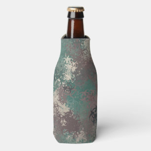 Biohazard Woodland Camo Bottle Cooler