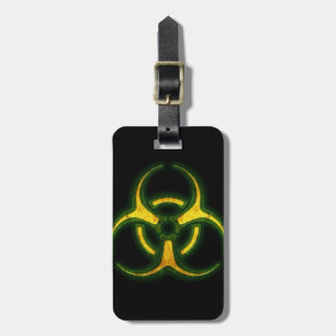 Biohazard Zombie Warning Luggage Tag