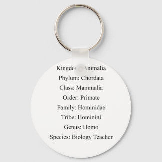 Biological Classification - Biology Teacher Key Ring