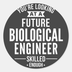 Biological engineer gift classic round sticker