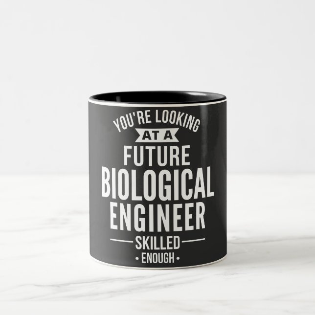 Biological engineer gift Two-Tone coffee mug (Center)