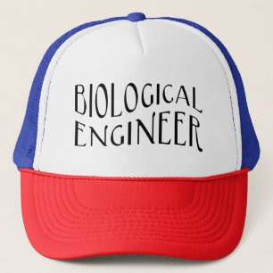 Biological Engineer Text Trucker Hat