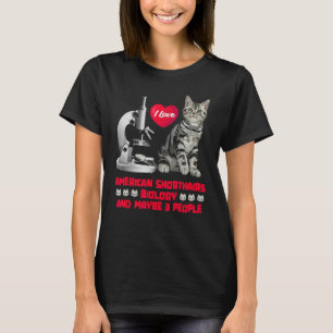 Biologist Cute Science Student Teacher Biology Ca T-Shirt