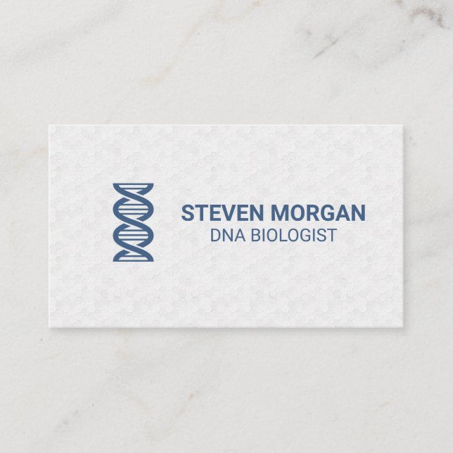Biologist | DNA Icon Business Card (Front)