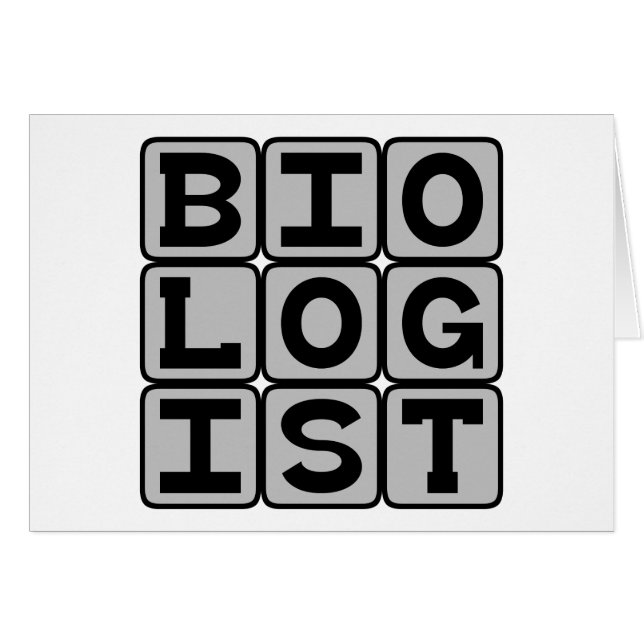 Biologist, Life Scientist (Front Horizontal)