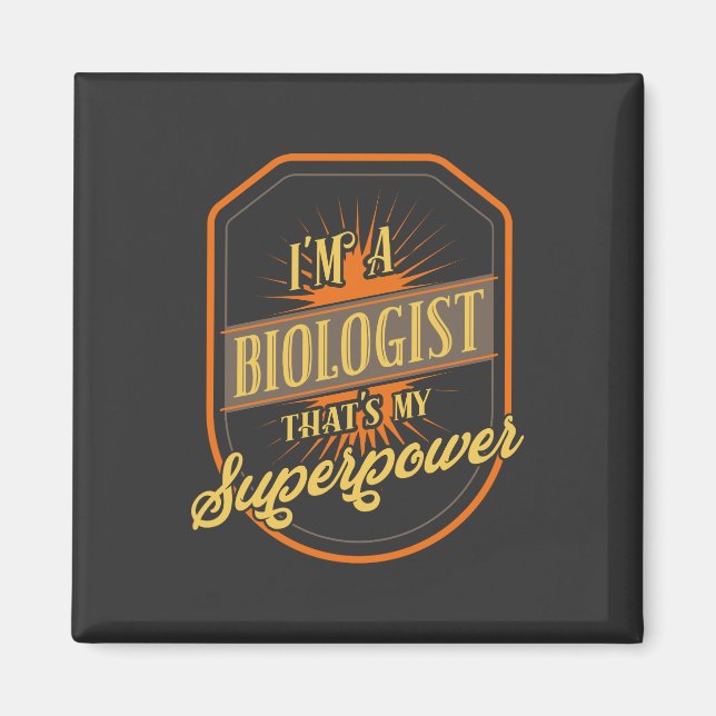 Biologist Magnet (Front)