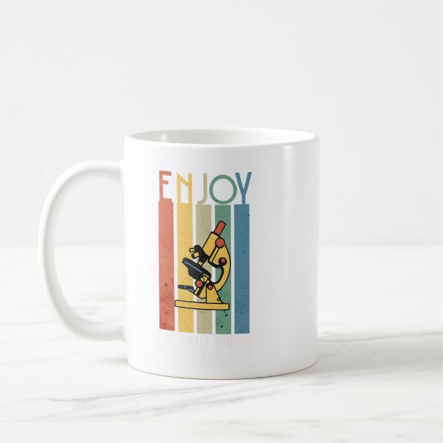 Biologist Microscope Laboratory Funny Biology Pun  Coffee Mug (Left)