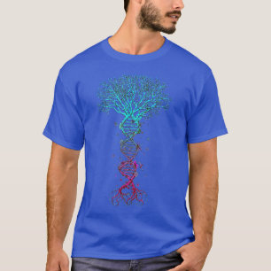 Biologist science tree retro colour back to school T-Shirt