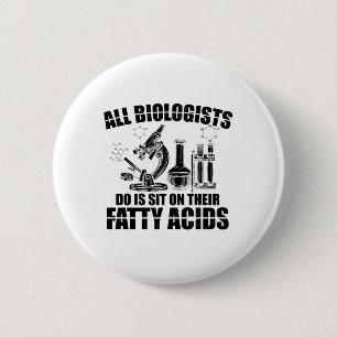 Biologists Biology Gifts Laboratory Science 6 Cm Round Badge
