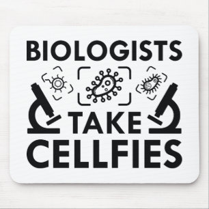 Biologists Take Cellfies Mouse Pad