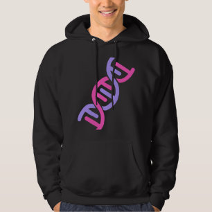 Biology and Biologist Womens Science Stem DNA Gene Hoodie