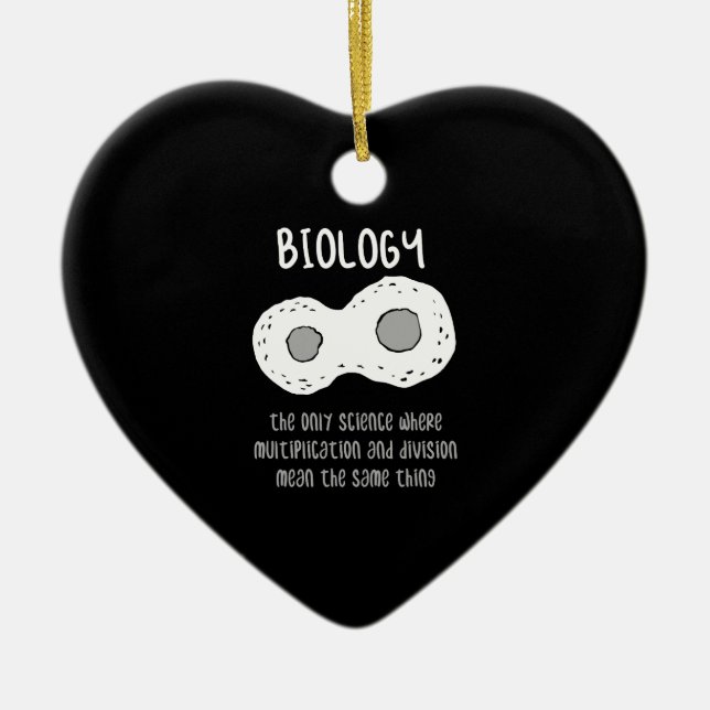 Biology - Biology The Only Science Gift Ceramic Ornament (Front)