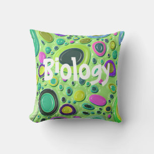 Biology cells science cytology study student funny cushion