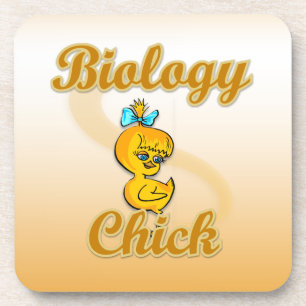 Biology Chick Coaster