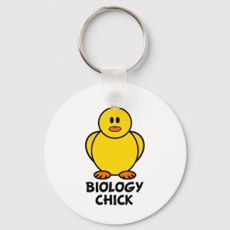 Biology Chick Key Ring