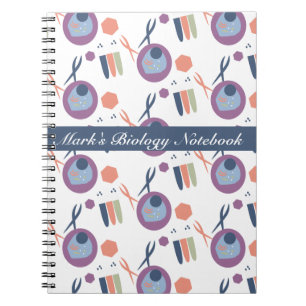 Biology Class Cell Lab Black  Notebook