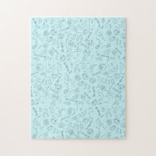 Biology diagram pattern  jigsaw puzzle