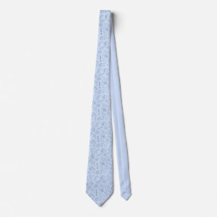 Biology diagrams design blue on blue tie
