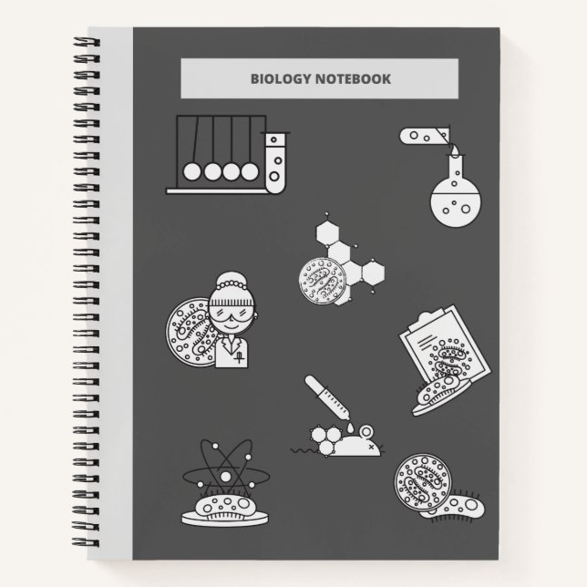 BIOLOGY ESSENTIALS (GRAY) NOTEBOOK (Front)
