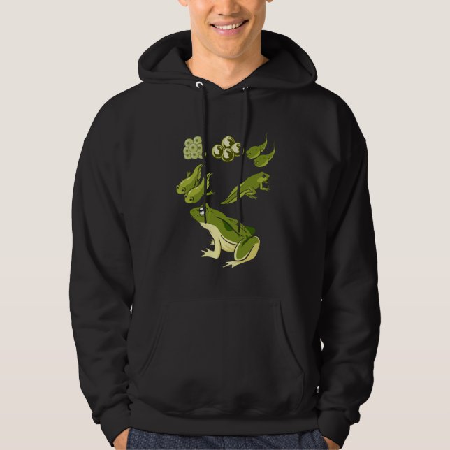 Biology - Frog Lifecycle Hoodie (Front)