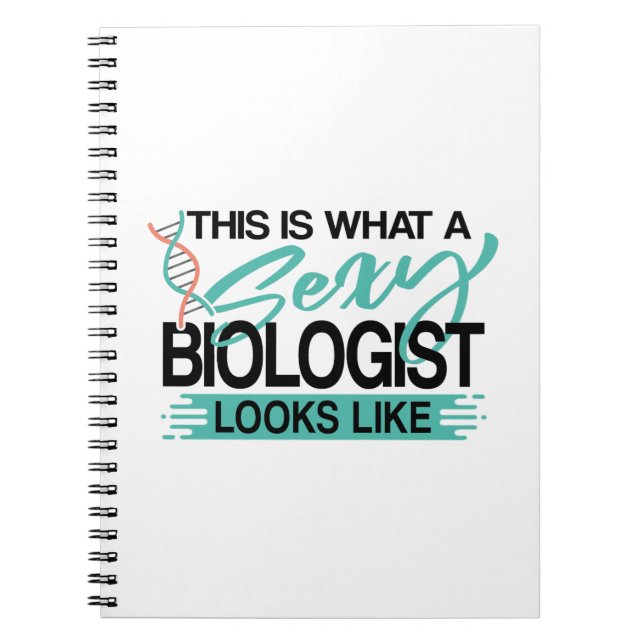 Biology Gift Ideas | Biologist Teacher Students Notebook (Front)