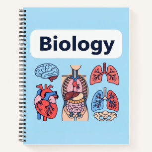 Biology Human Anatomy Organs Educational Notebook 