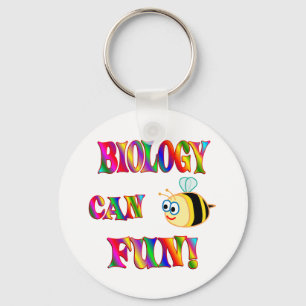 Biology is Fun Key Ring