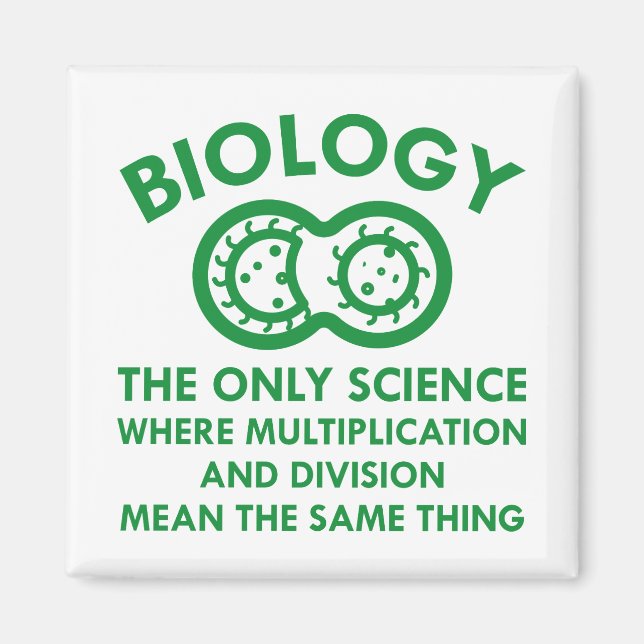 Biology Is In My Genes Magnet (Front)