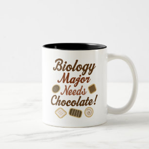 Biology Major Chocolate Two-Tone Coffee Mug