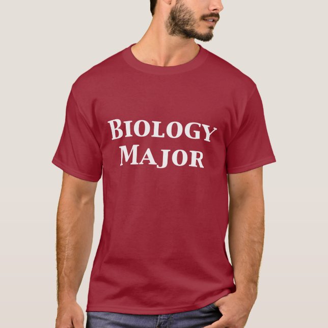 Biology Major Gifts T-Shirt (Front)