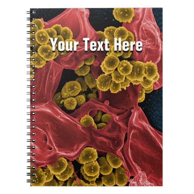 biology microbiology personalised notebook journal (Front)