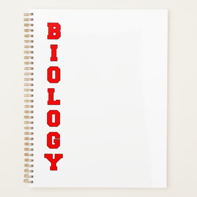 Biology Planner (Front)