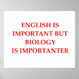biology poster