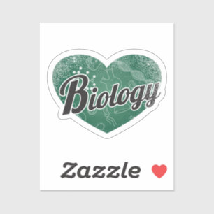 Biology Retro Heart Blackboard Love