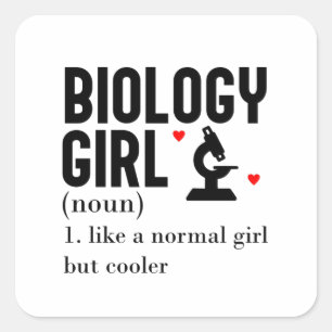 Biology Square Sticker