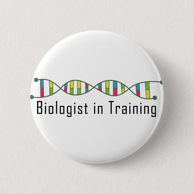 Biology Student 6 Cm Round Badge (Front)