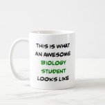 biology student, awesome coffee mug<br><div class="desc">biology student</div>