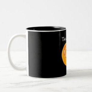 biology t , mitochondria , thanks, mom, science. Two-Tone coffee mug