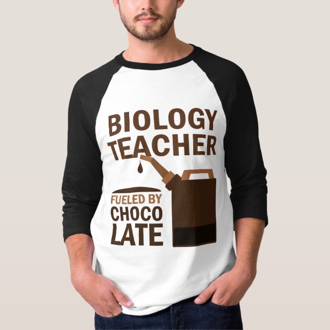 Biology Teacher Gift (Funny) T-Shirt (Front)