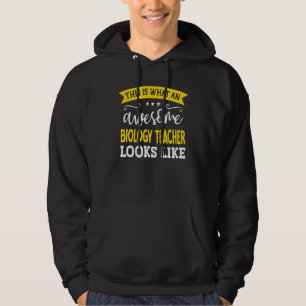 Biology Teacher Job Title Employee Worker Biology Hoodie