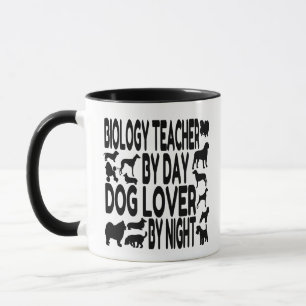 Biology Teacher Loves Dogs Mug