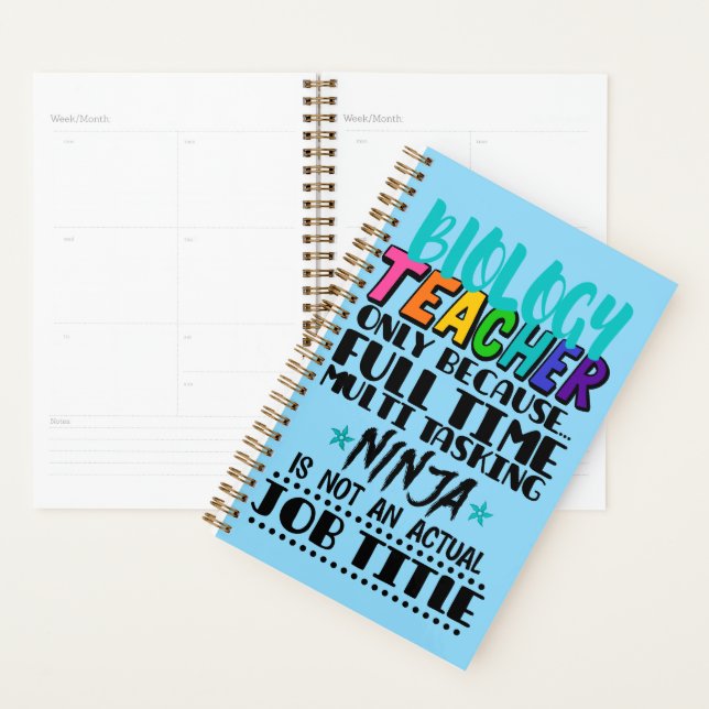 Biology Teacher Only Because Full Time Multi  Planner (Display)