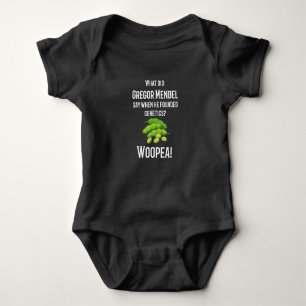 biology teacher science joke , nerdy humor gift baby bodysuit