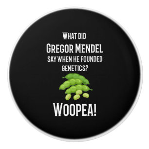 biology teacher science joke , nerdy humour gift ceramic knob