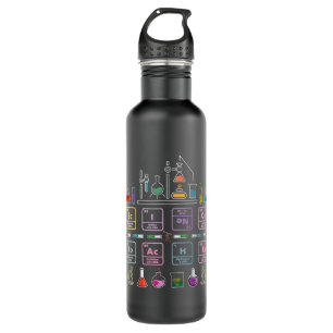 Biology Teacher Science Lover Microorganism Scienc 710 Ml Water Bottle