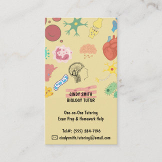 Biology Tutor Business Card